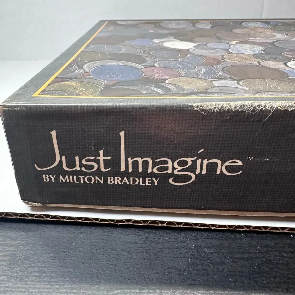Vintage 1985 milton bradley “make a mint” 1000 pcs jigsaw puzzle